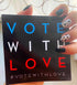 Vote With Love "Flow" Youth Crewneck